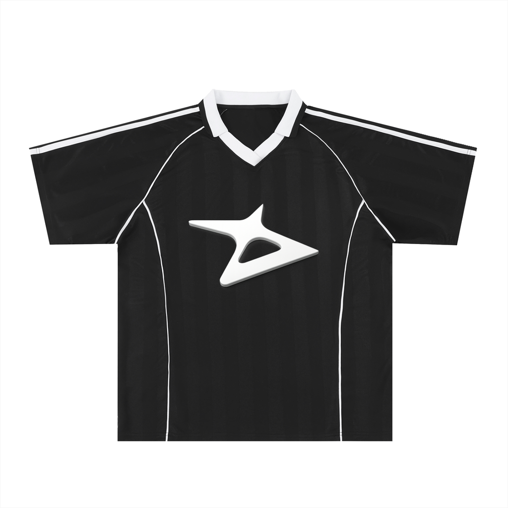 KaZza Shadow Stripe Collared Soccer Jersey