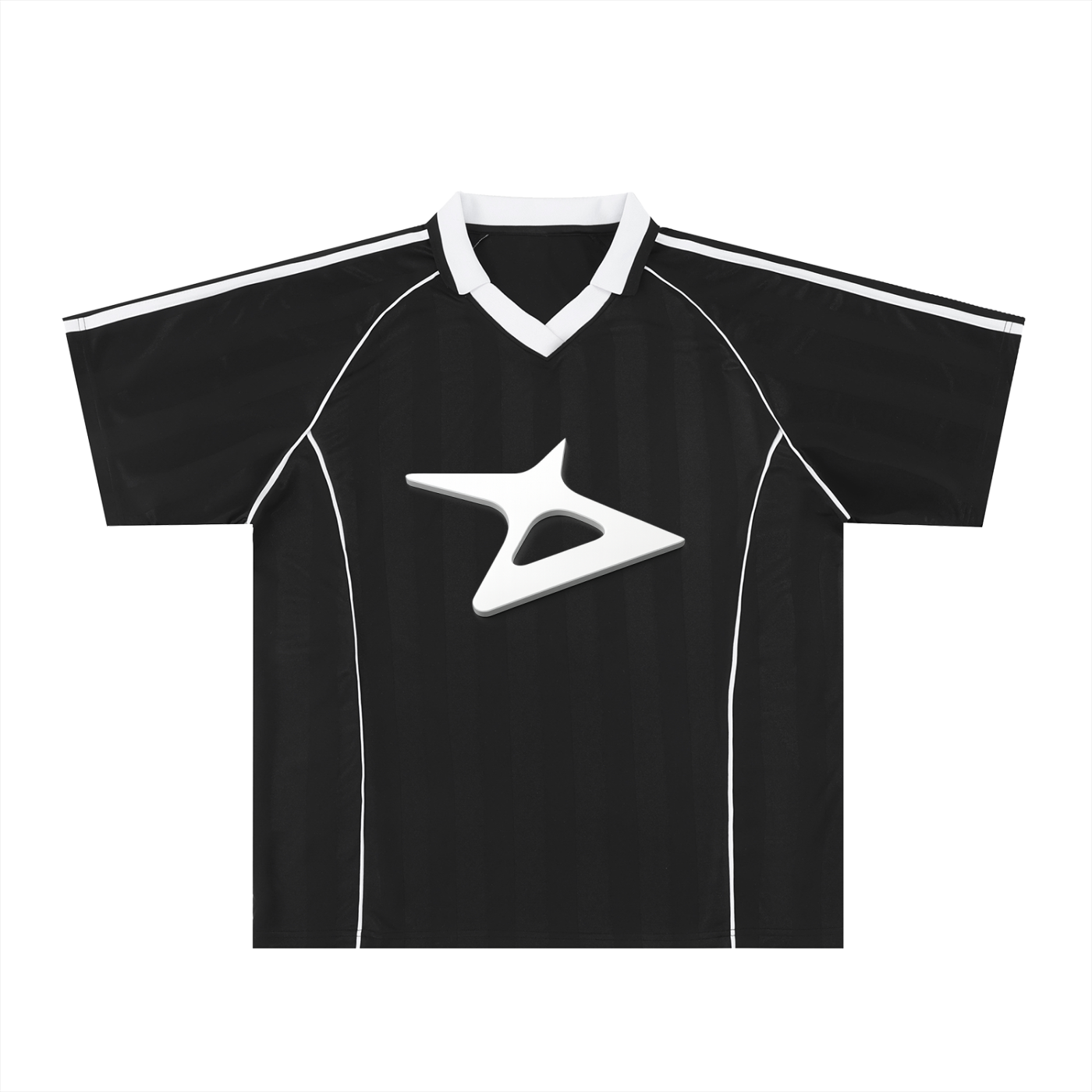 KaZza Shadow Stripe Collared Soccer Jersey