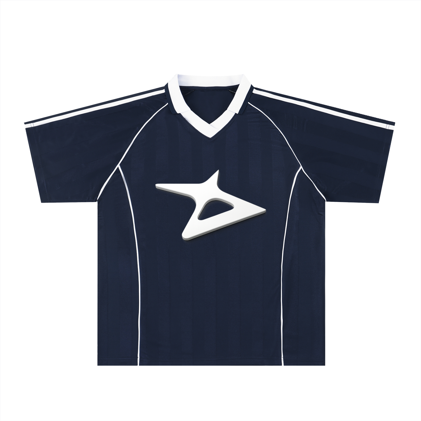 KaZza Shadow Stripe Collared Soccer Jersey